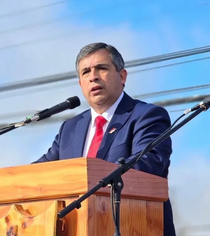 Fotografía de Juan Rocha Aguilera, alcalde de Lanco